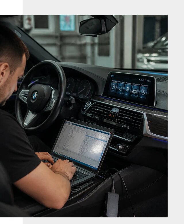 Русификация мультимедиа BMW для авто под ключ в Перми