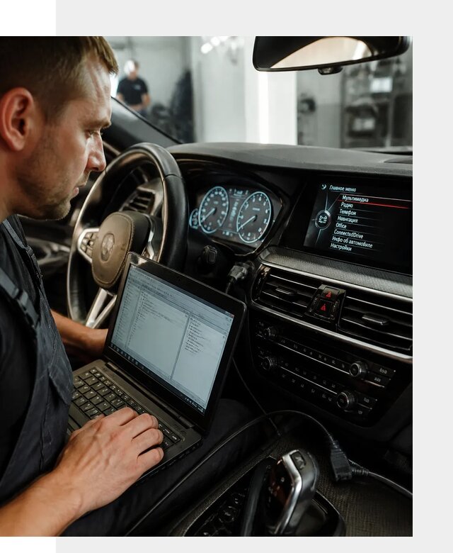 Русификация приборной панели BMW для авто в Перми от компании