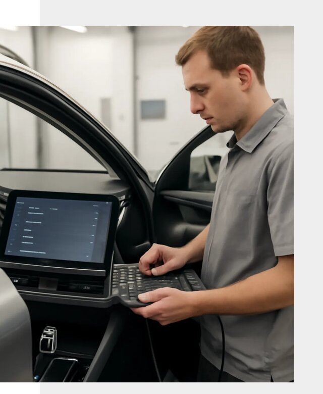 Русификация мультимедиа автомобилей Lynk Co в Перми