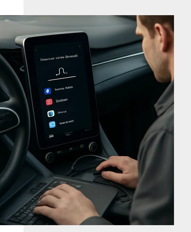 Установка приложений Lynk Co на автомобиль в Перми