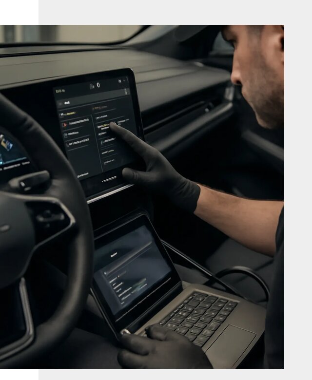 Русификация приборной панели Rising автомобиля в Перми