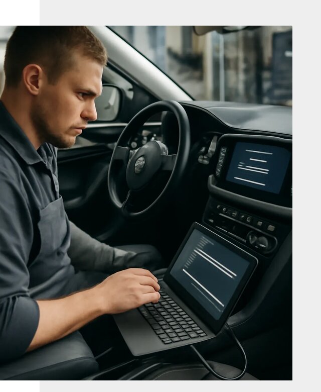 Прошивка авто на русский язык с адаптацией в Перми