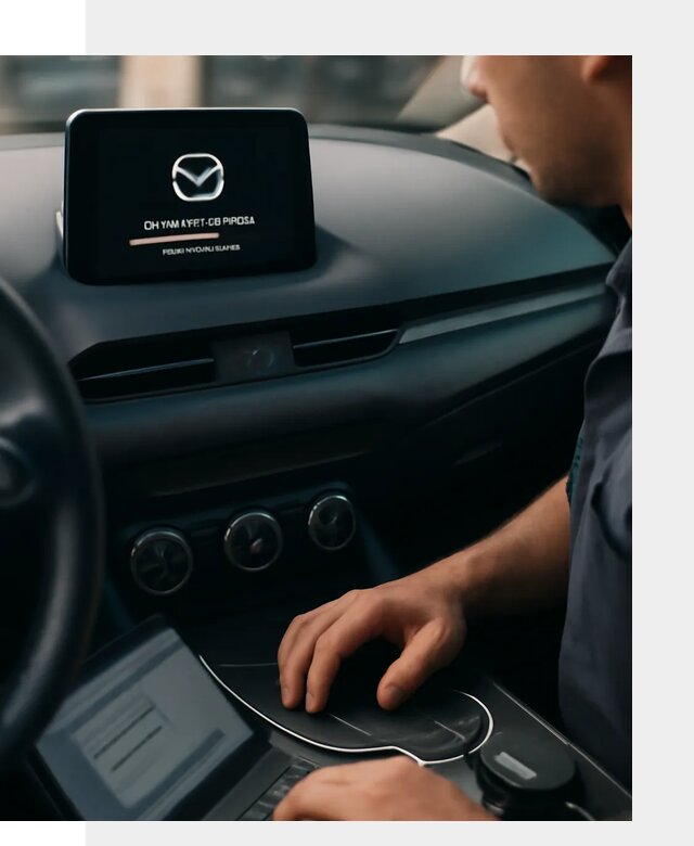 Установка приложений Mazda на мультимедийную систему в Перми